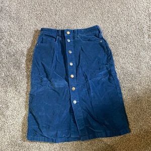 Corduroy Skirt